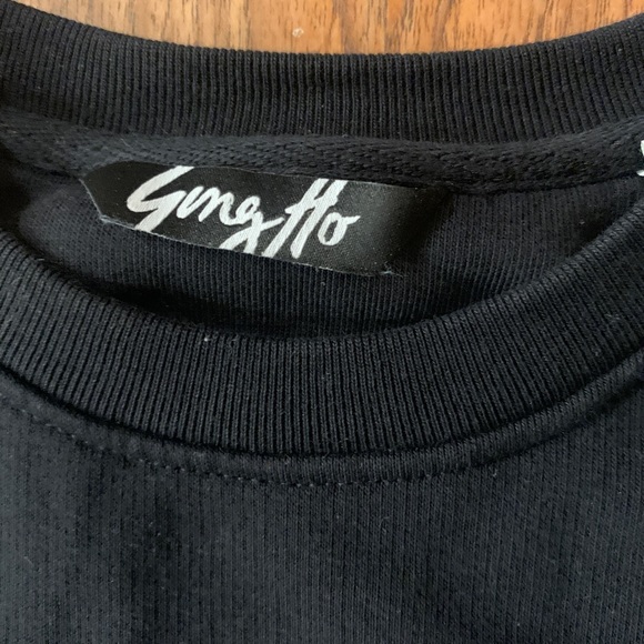 Wolf & Badger 1/10 Embroidered Sweatshirt, Gung Ho unisex adult XS - Picture 4 of 11